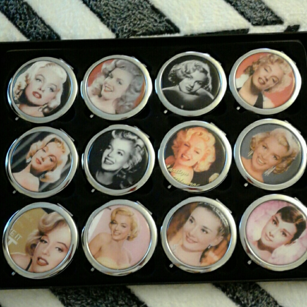 Marilyn Monroe Makeup Compact Mirror Lot