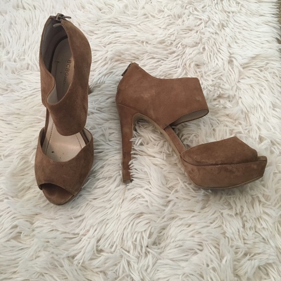 BCBGeneration Shoes - BCBG Suede Helara Platform Sandal