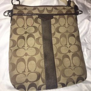 Coach cross body purse