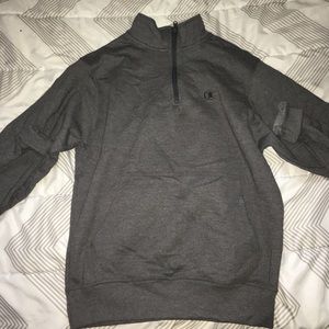 Champion grey 1/4 zip sweatshirt