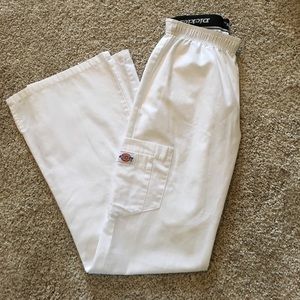 Dickies XS white scrub pants
