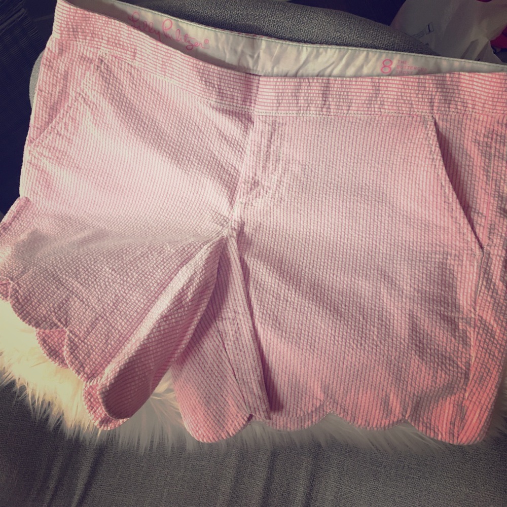 Lilly Pulitzer Seersucker Buttercup Short