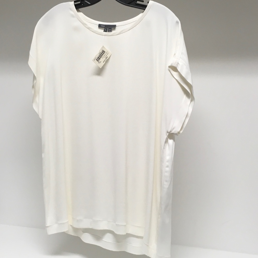 Vince winter white blouse