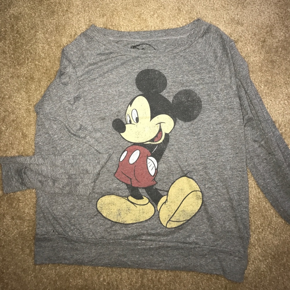Mickey Mouse Grey LongSleeve