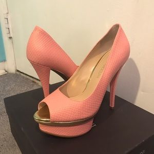 Pink Enzo Angiolini pumps! Worn once!