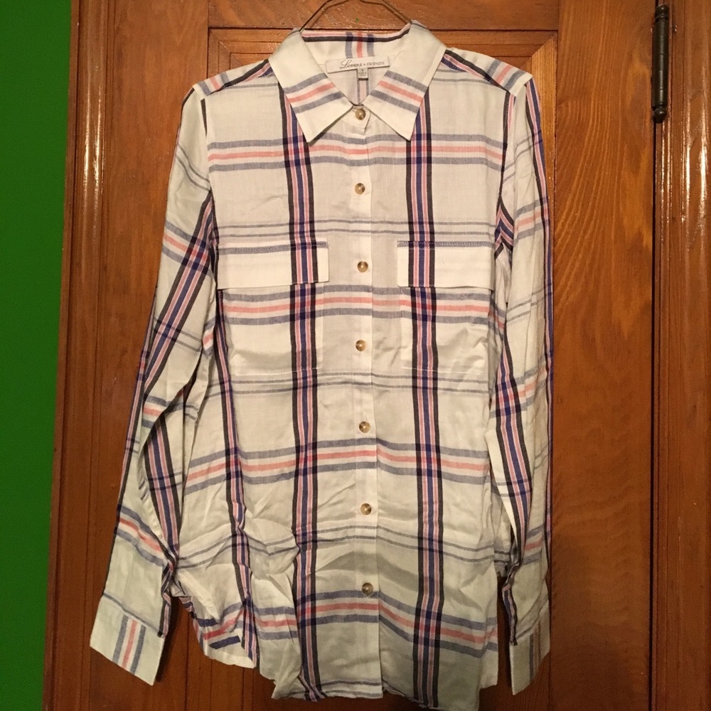 Lovers +Friends Button Down