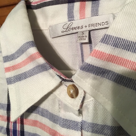 Lovers +Friends Button Down - Picture 3 of 4