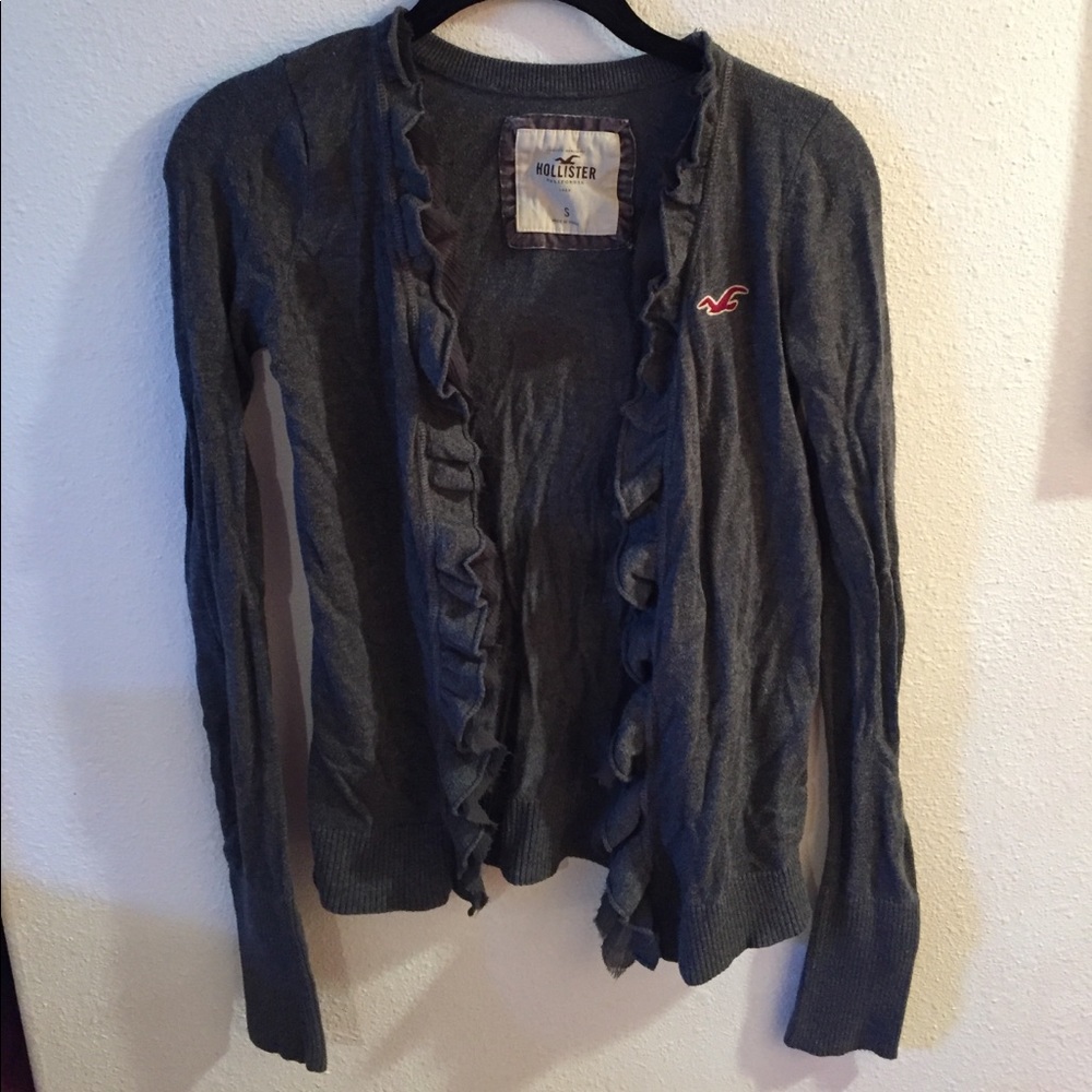 Hollister ruffle sweater