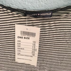 Brandy Melville stripe top