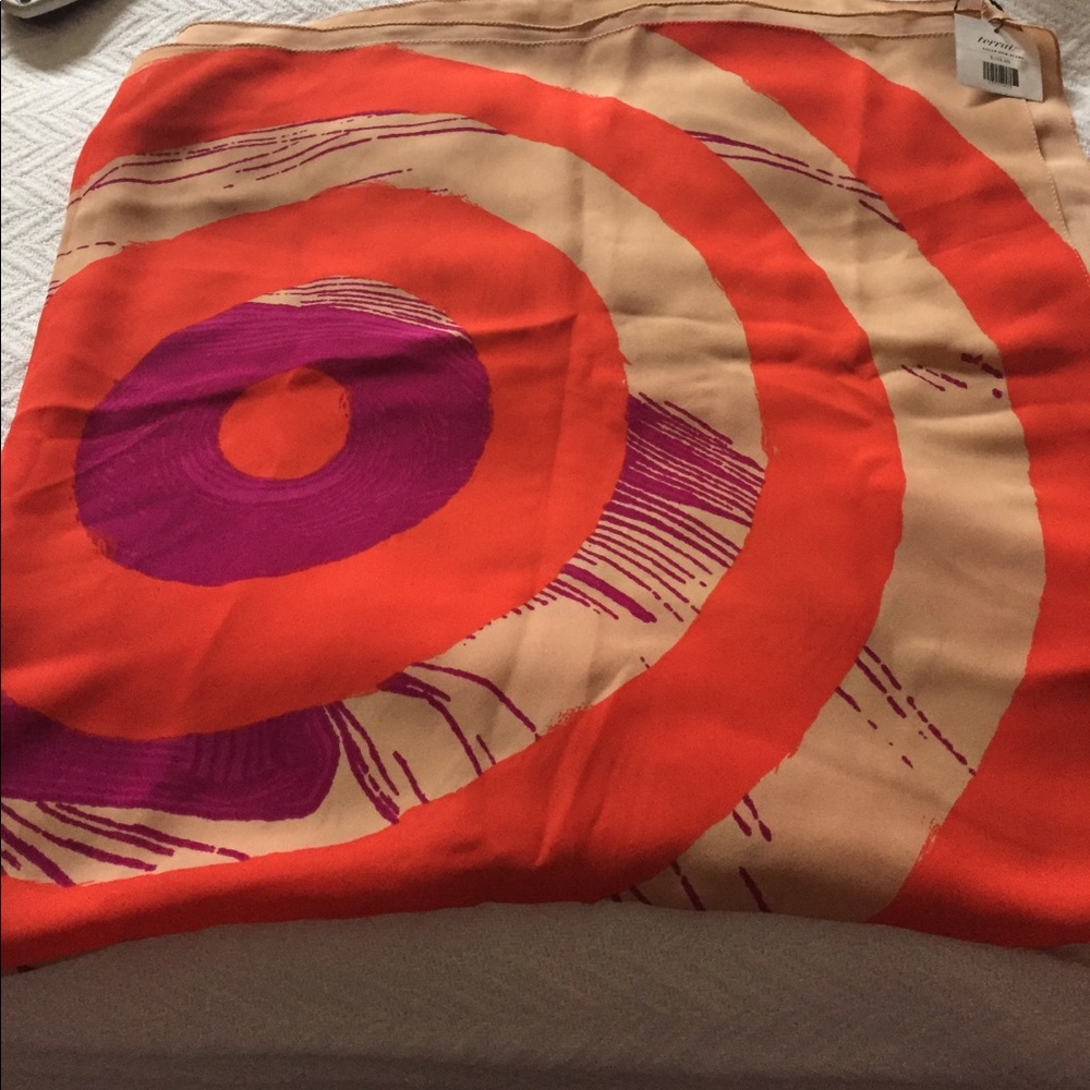 Beautiful large Damian silk scarf