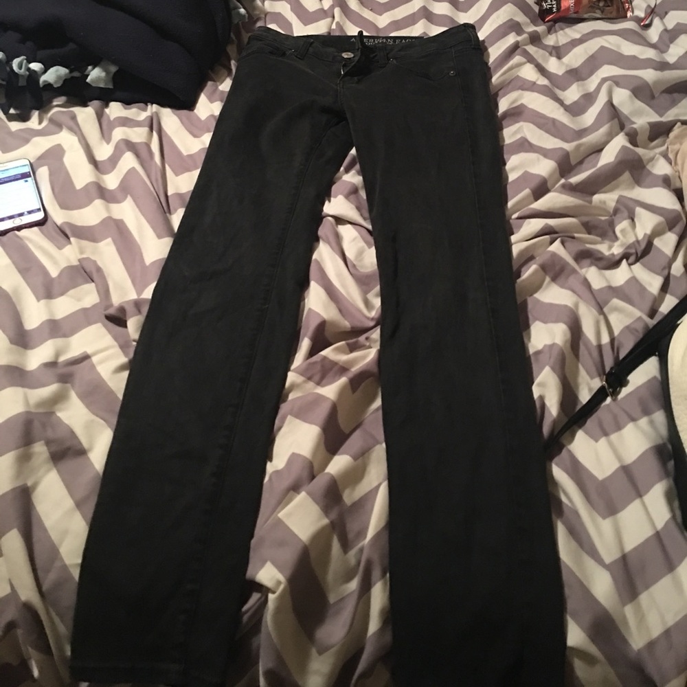 American Eagle Black Skinny Jeans