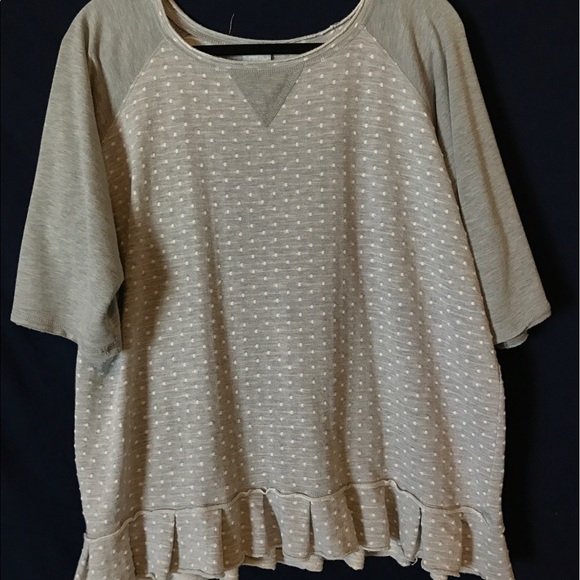 Grey polkadot sweatshirt - Picture 2 of 4