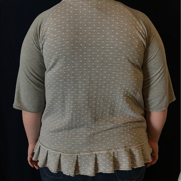 Grey polkadot sweatshirt - Picture 3 of 4