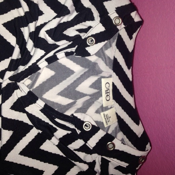Chevron Print Blouse - Picture 3 of 3