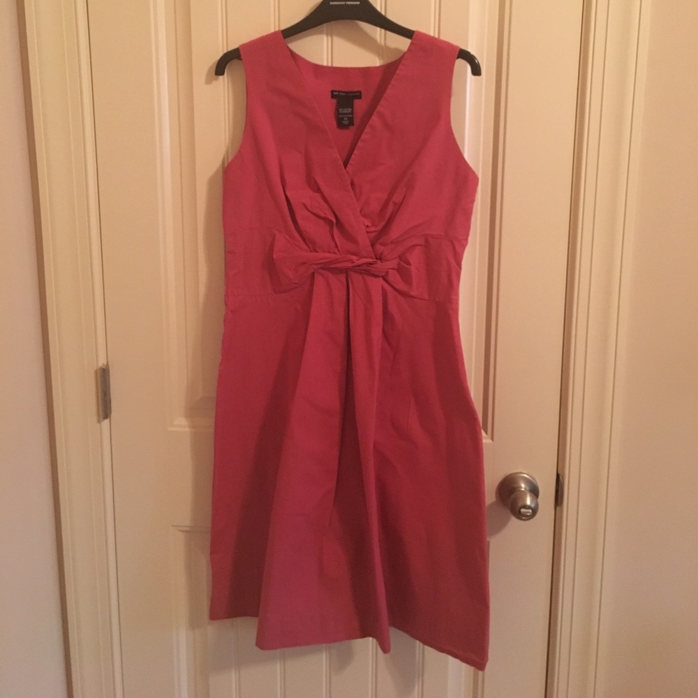 sleeveless dress---mauve pink