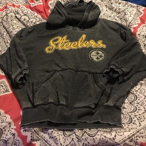 distressed steeler hoodie
