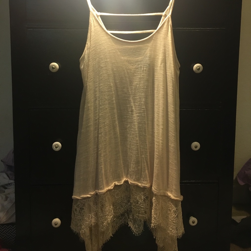 Cream Tank Top