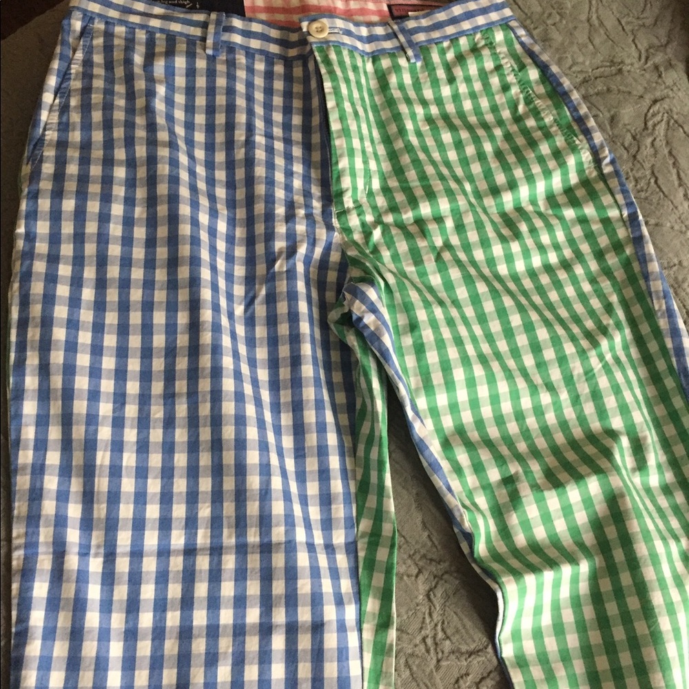 Men's Gingham Pants