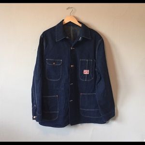 Vintage Pioneer denim chore coat. Montgomery Ward