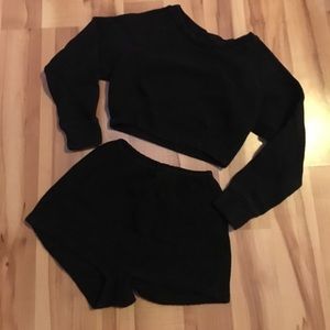 Ribbed ottoman co-ord