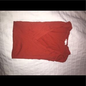 Jcrew cotton v neck t