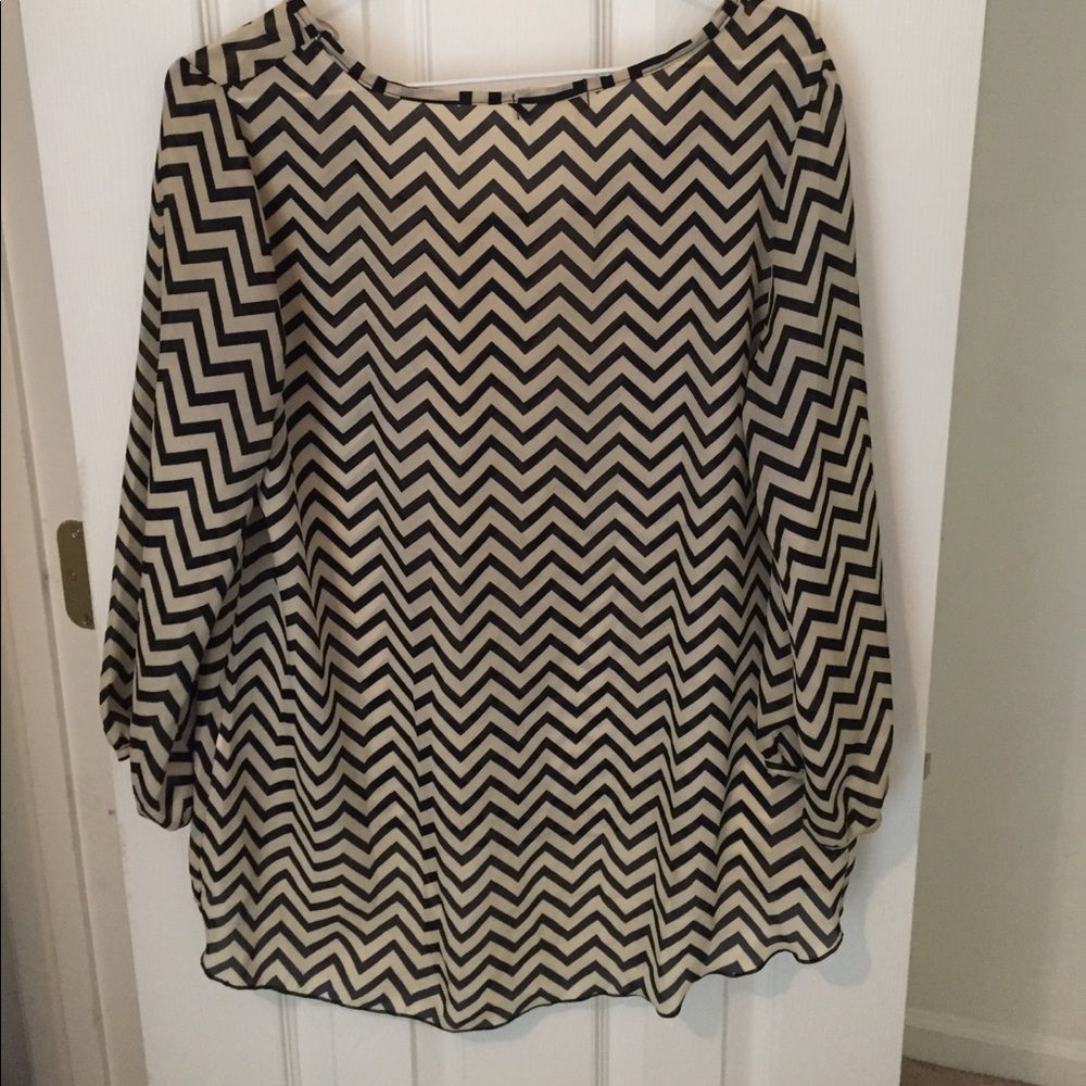 Chevron print blouse - Picture 4 of 4