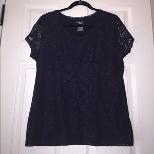 Van Heusen Lace Front Tee