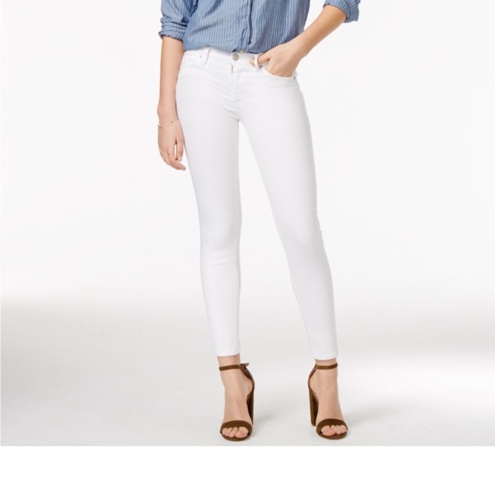 Hudson white skinny jeans. Size 26