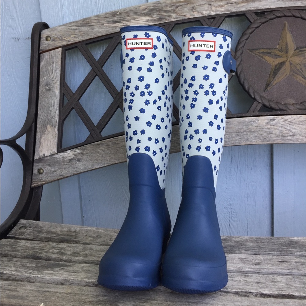 Floral Hunter Boots! NWOT