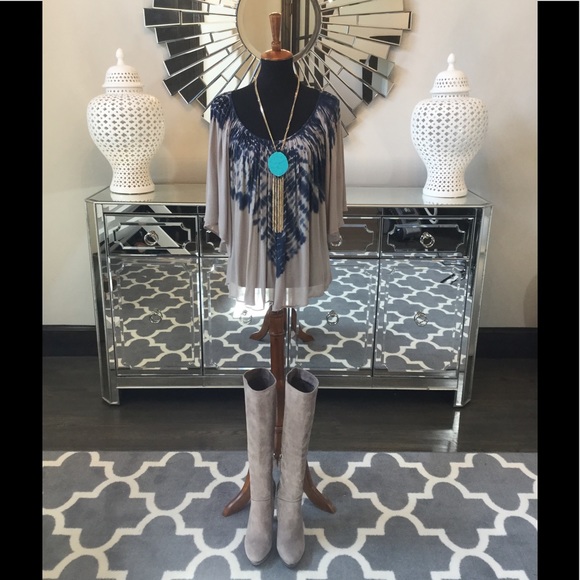 Flash Sale🔥🔥Akiko Drape Tunic (100% Silk)❤️ - Picture 2 of 8