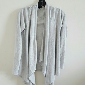 Gray cardigan