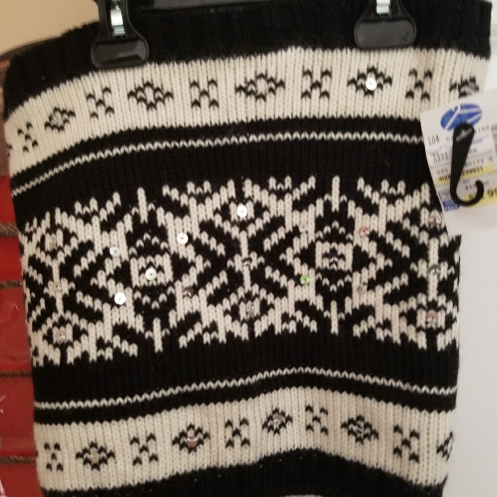 American eagle sweater mini skirt