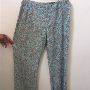 Paisley Wide leg pants