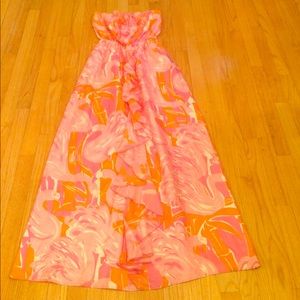 Lilly Pulitzer Silk Flamingle Maxi