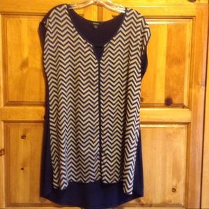 Long tunic blouse top