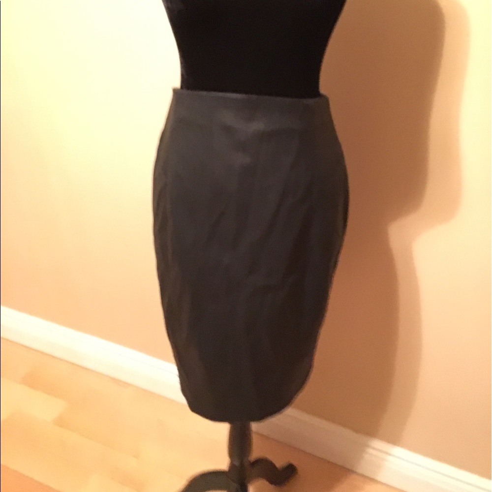 Express women's pleather pencil skirt