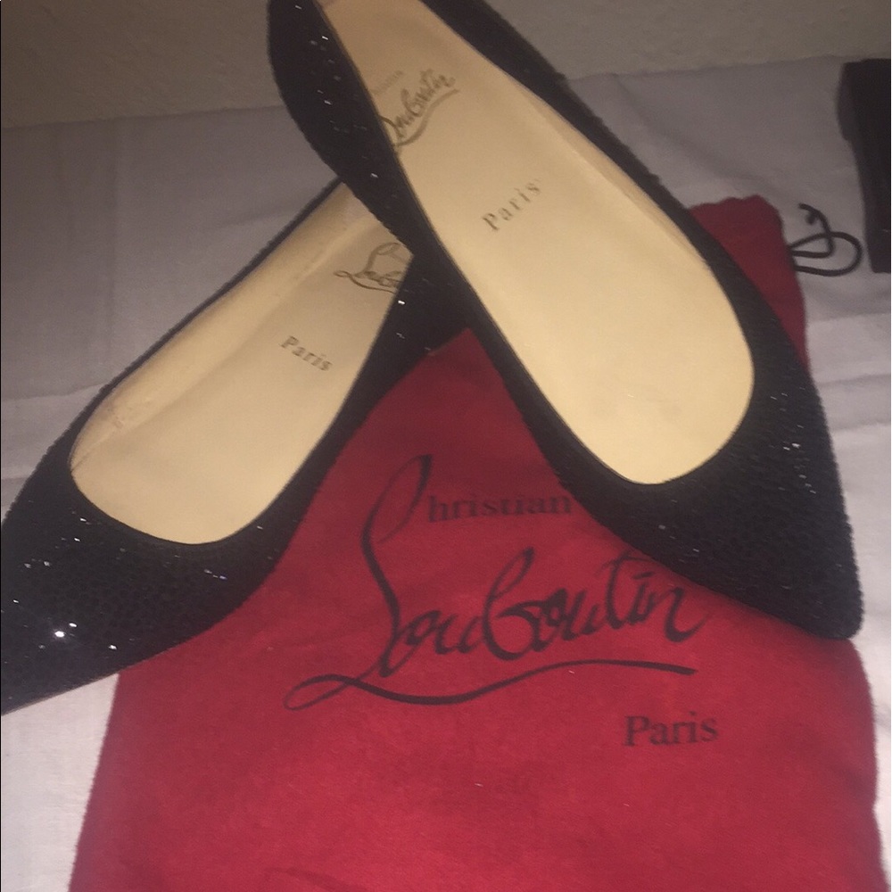 Christian Louboutin Crystal Strauss like new