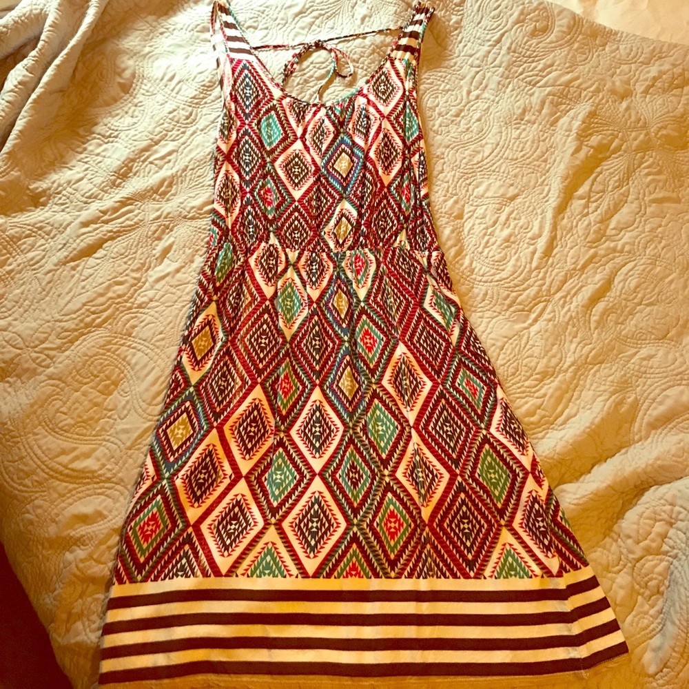 Aztec Print Boutique Dress