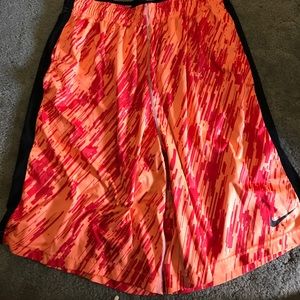 Men's Nike basketball shorts.