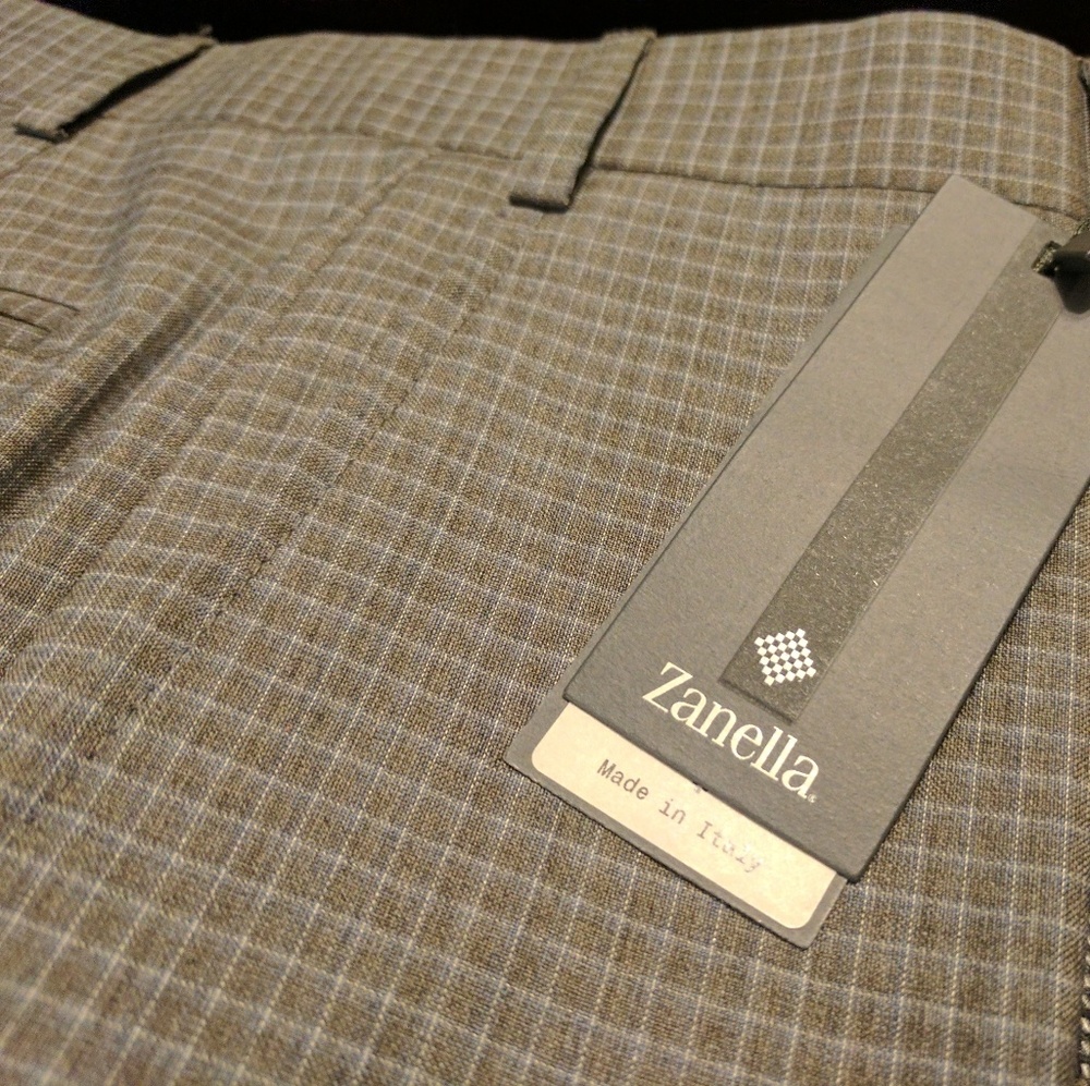 Zanella "Devon" Flat Front Trousers