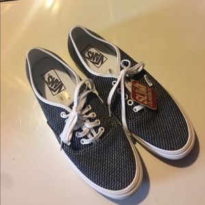 Textured Cloth Vans NWT