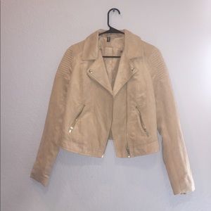 Suede Moto Jacket