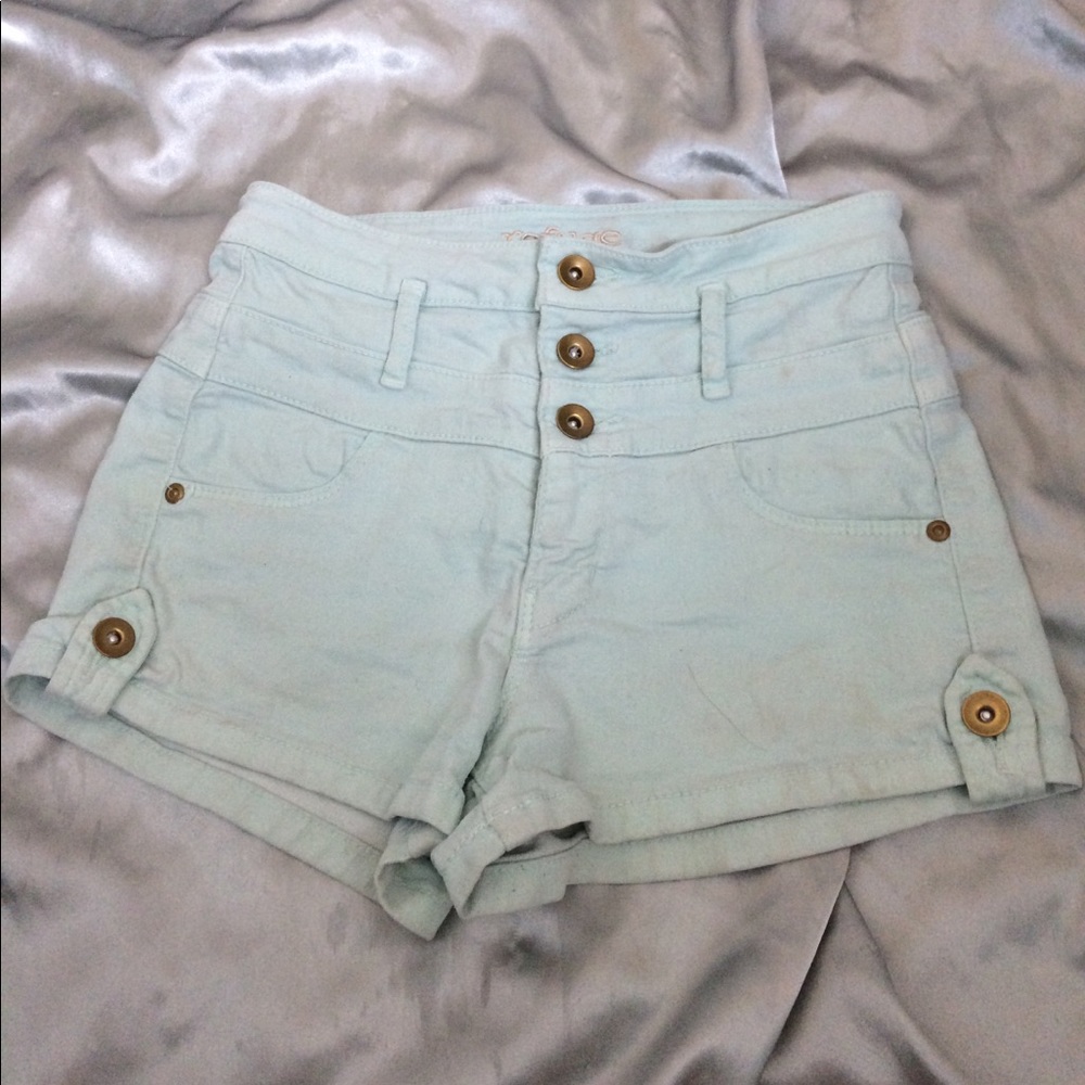 High waisted shorts