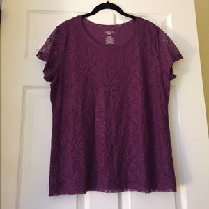 Van Heusen Lace Front Tee
