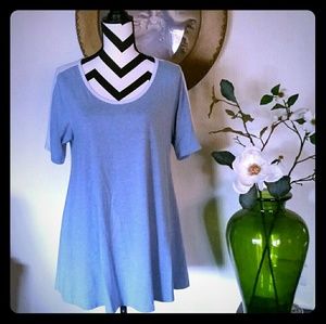 LULAROE Baby Blue Medium Perfect Tee
