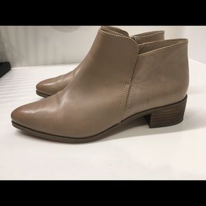Tan Leather Booties