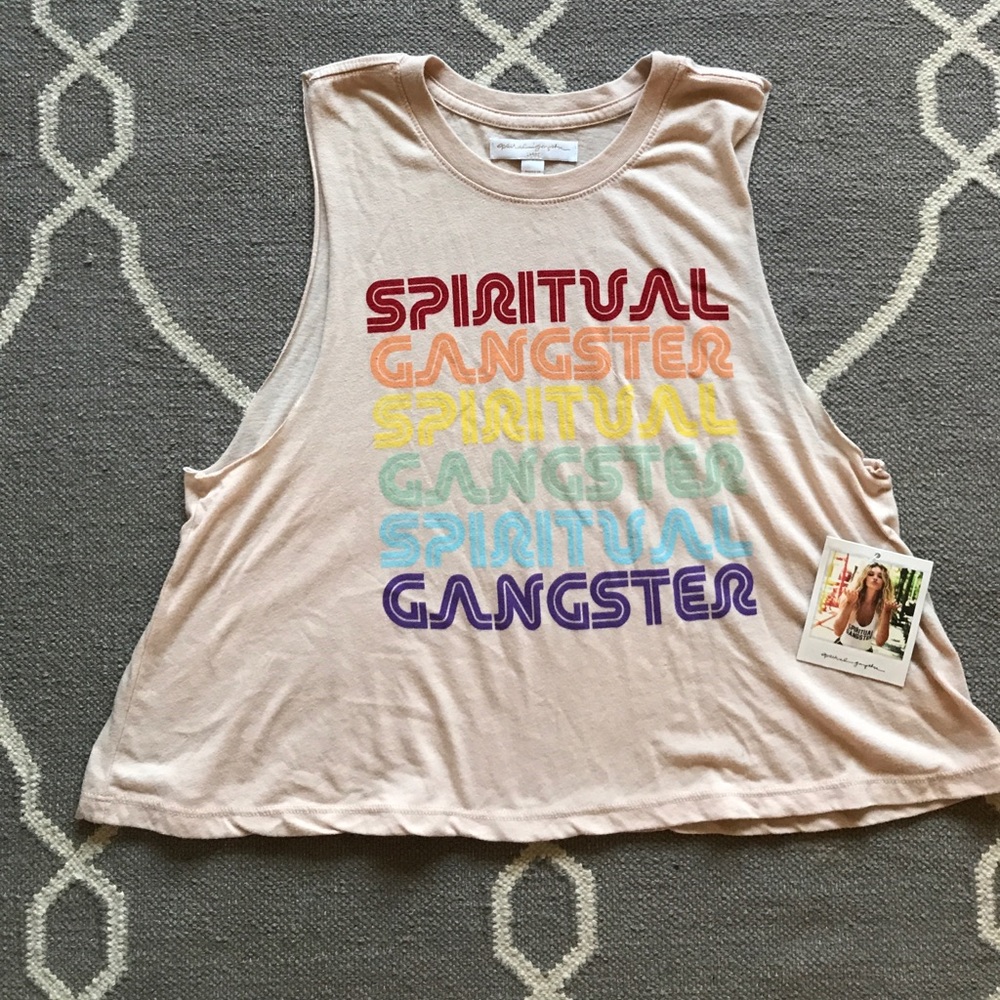 NWT Spiritual Gangster crop muscle tank