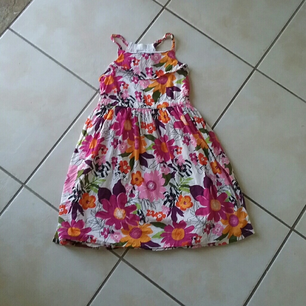 Gorgeous girls Gymboree summer floral dress Sz 12