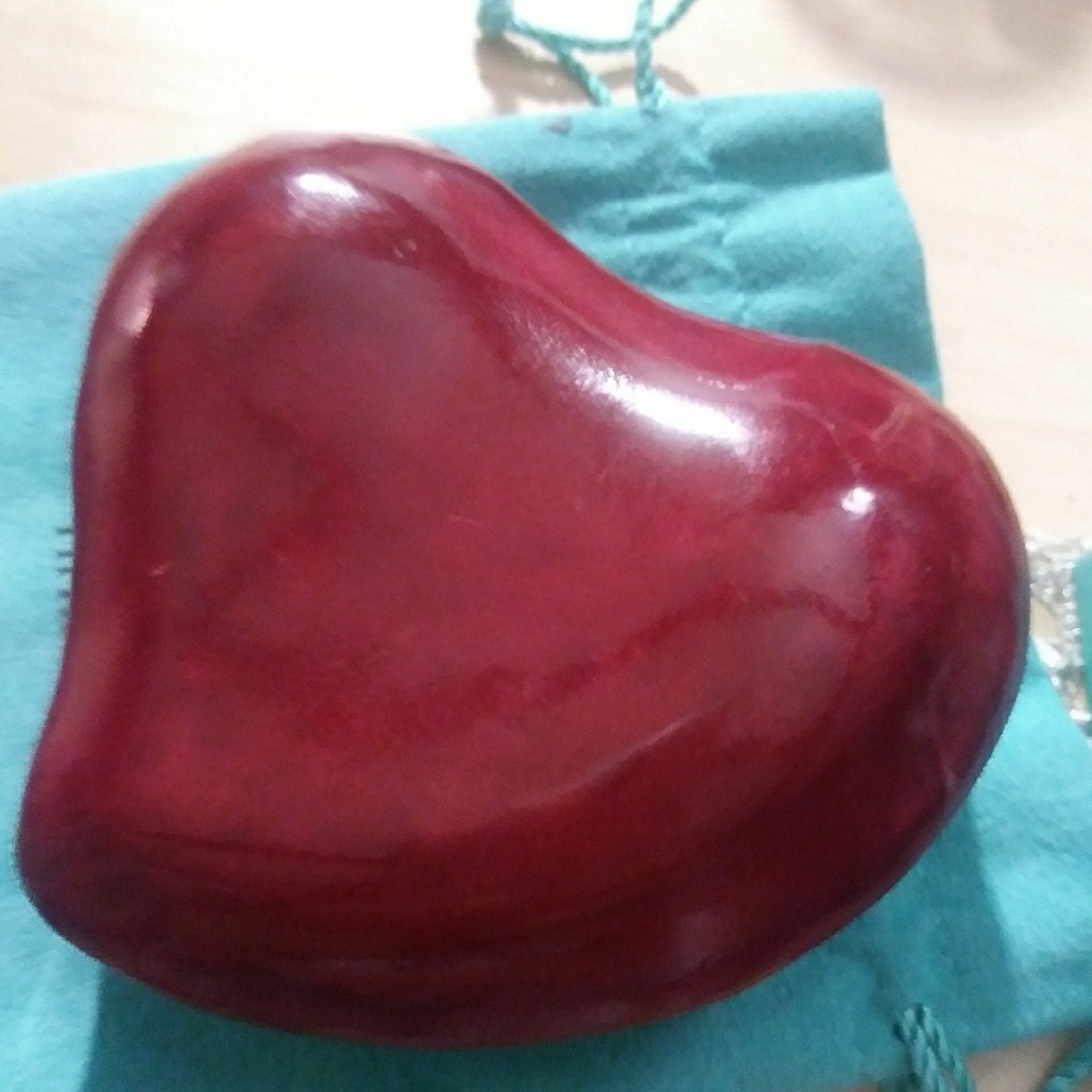 💥💥TIFFANY-ELSA PERETTI'S GENUINE RED LEATHER