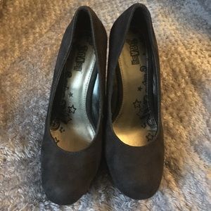Black Suede Pumps/Wedges/Platforms